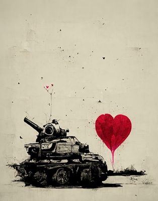 Tanque de amor x Banksy