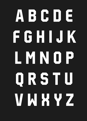Typografi Alfabetet #3