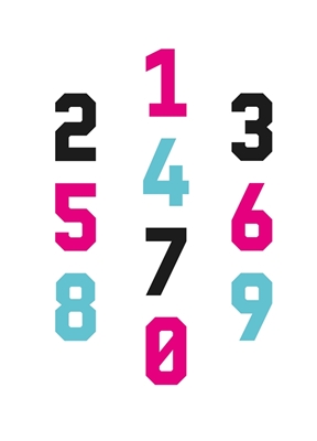 Typography Numbers #1
