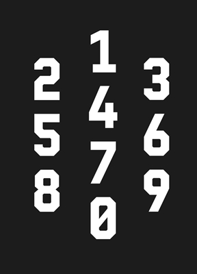 Typografi Numbers # 3 