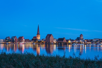 Vista da cidade de Rostock