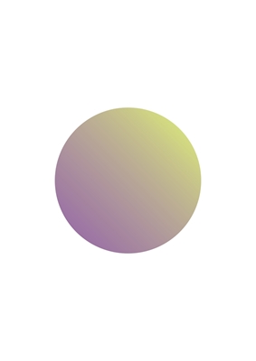 Cerchio giallo viola sfumato