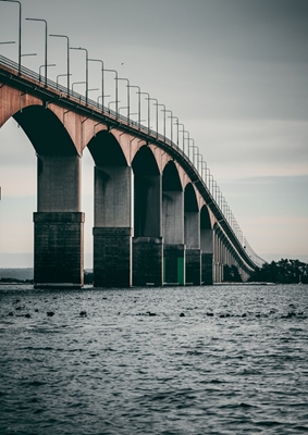 Puente de Öland con luz lateral