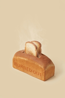 Toaster in shape of bread loaf
