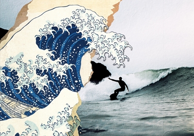 Surfen in der Welle
