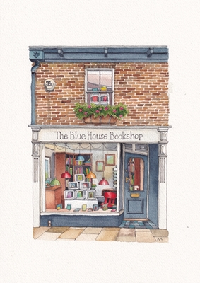 Die Buchhandlung des Blauen Hauses