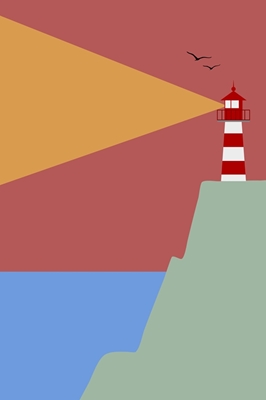 Lighthouse at the sea