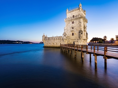 Torre de Belém w mieście Lizbona