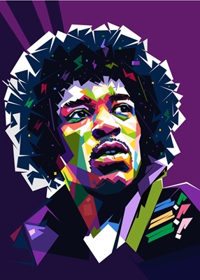 Jimi Hendrix stijl wpap
