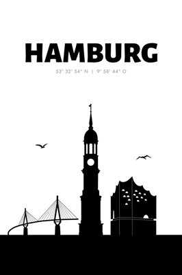 Silueta Hamburku