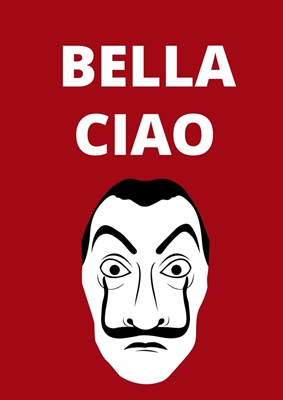 Bella Ciao - Maschera di Dalí