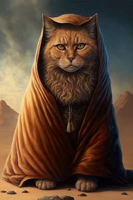 Jedi-Katze in der Wüste
