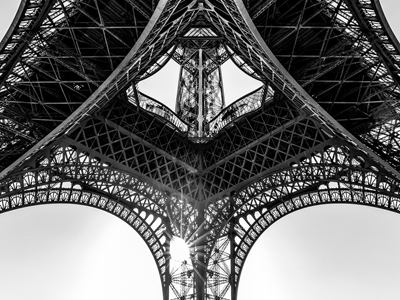 Eiffelturm v Paříži - Detail