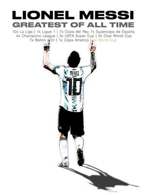 Lionel Messi GOAT Plakát