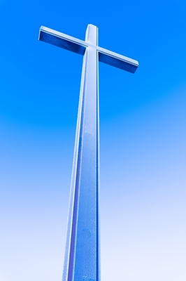 großes Kreuz in Farbe
