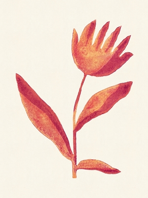 Linocut Flower / Viva Magenta