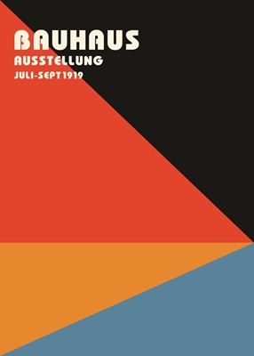 Cartel de la exposición de la Bauhaus