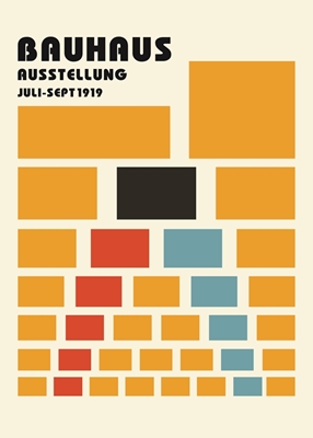 Plakat wystawowy Bauhausu