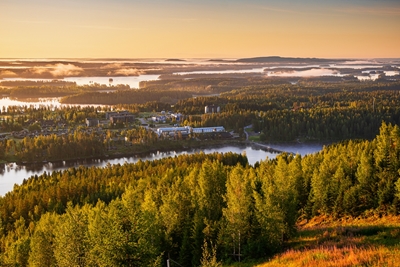 Sunrise in Tahko/finland