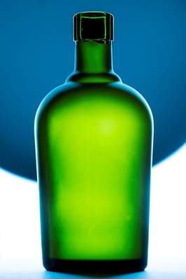 Grønn flaske