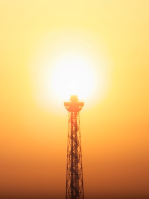 Sun spire Berlin radio tower