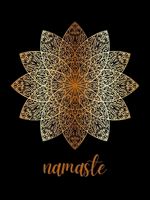 Golden Namaste