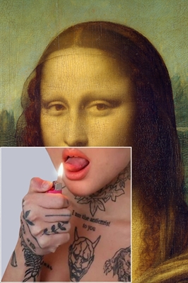 Mona Lisa in brand
