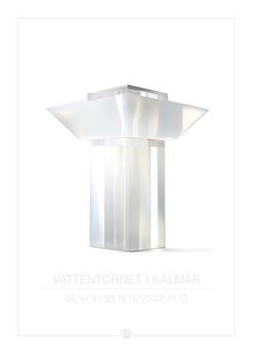 De watertoren in Kalmar