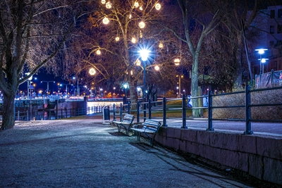Nachtfoto in Falun