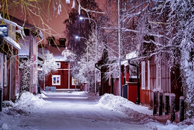 Vinter i Falun