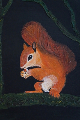 Écureuil aux noix
