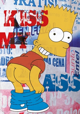 Pop-taide - Bart Simpson