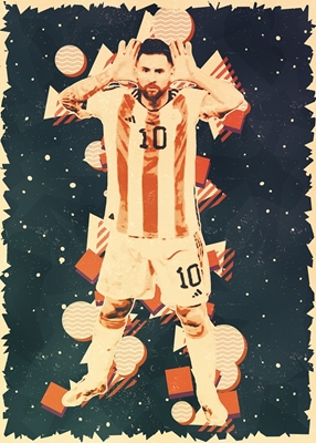 Leo Messi ikonisk fejring