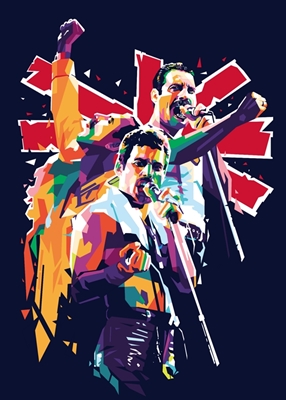 Freddie Mercury Arte Pop