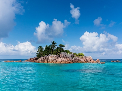 A tropical island