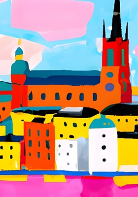Von Matisse inspiriertes Stockholm