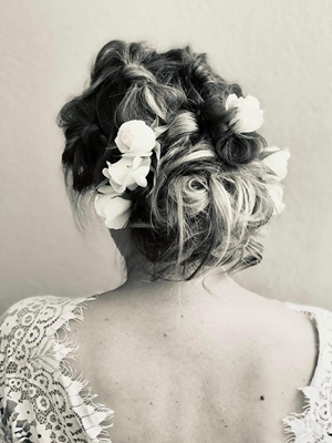 Roses in her hair