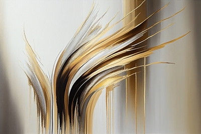 Gouden abstractie