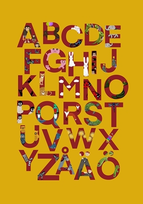 The colorful alphabet