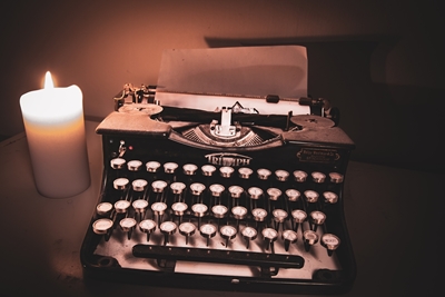 Gammel skrivemaskine