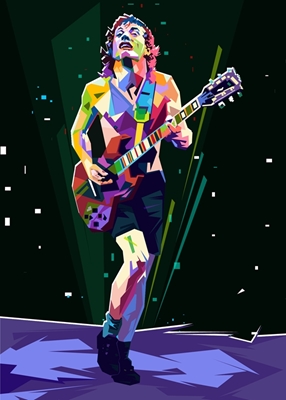 Angus Young wpap stijl