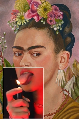 Frida on fire