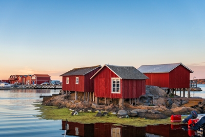 Bootshäuser in Bohuslän