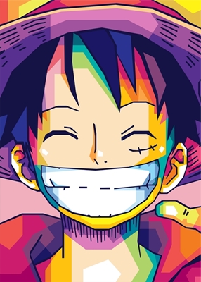 Luffy hymyilee