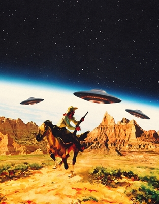 UFO-Verfolgungsjagd im Weltraum