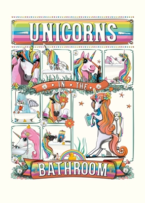 Unicorni in bagno