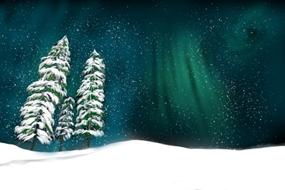 La aurora boreal de Finlandia
