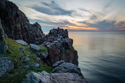 Rocky coast of southern Sweden