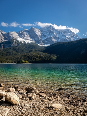 Eibsee at the Zugspitze