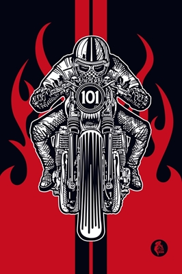 101 Cafe Racer - Incendie